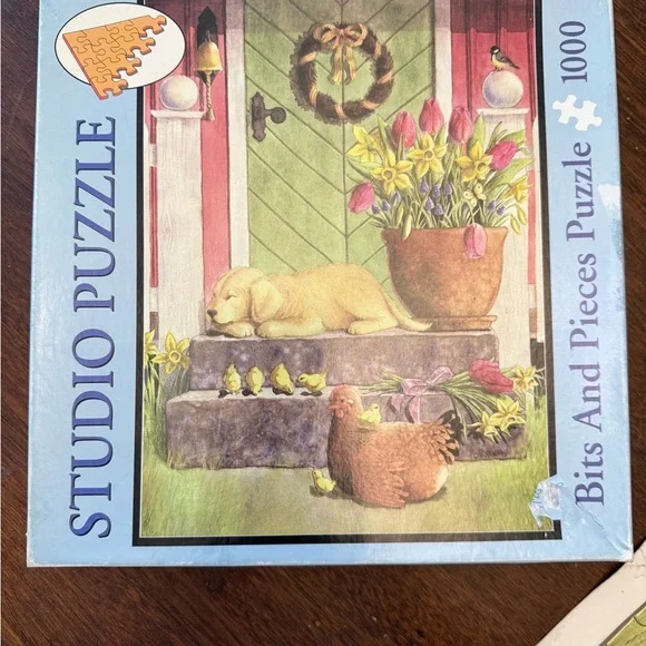 1000 Piece Jigsaw Puzzle - Spring Farm Scene - Picture 3 of 7